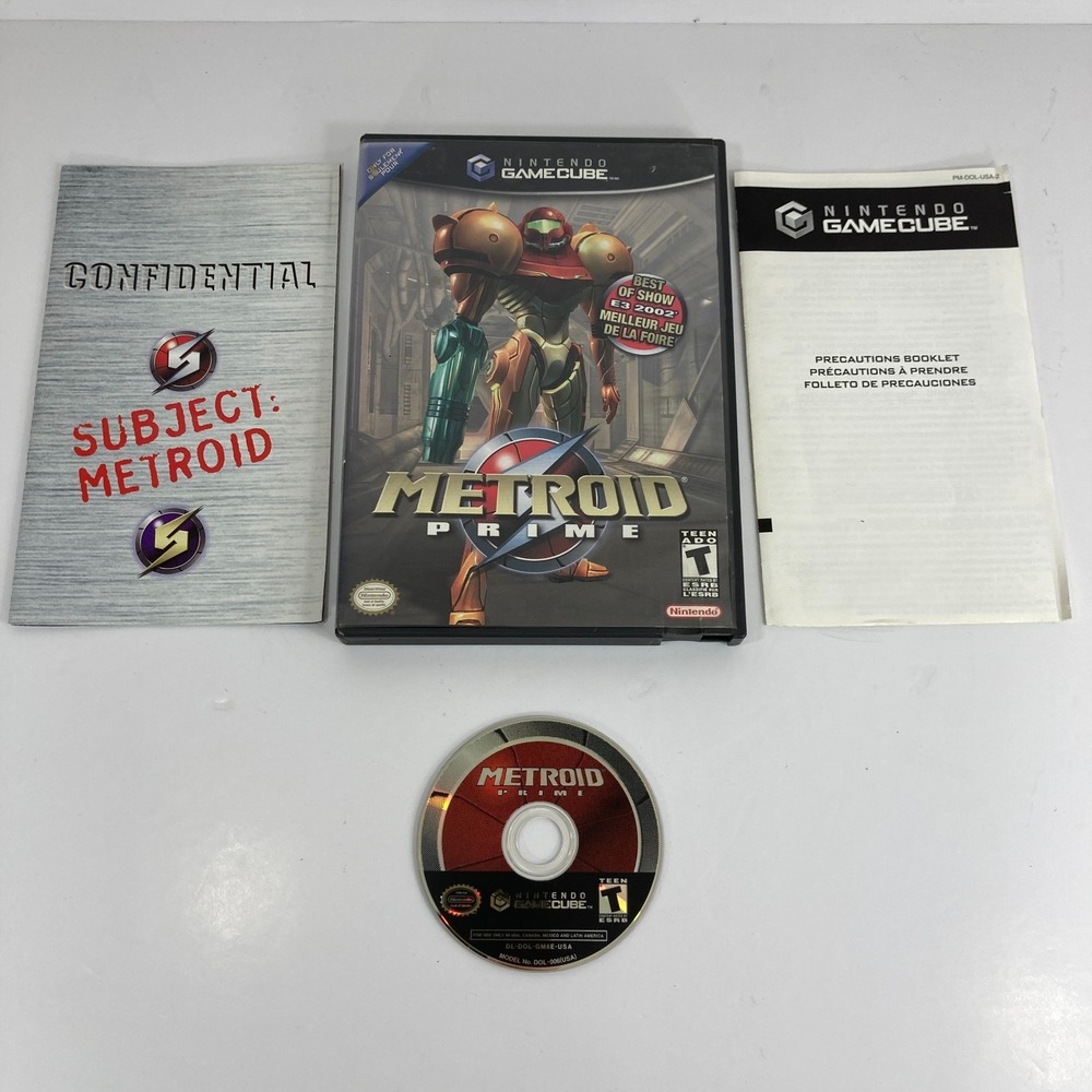 Metroid Prime (Nintendo GameCube, 2004) No‎ Manual - Tested